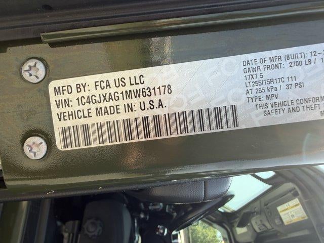 2021 Jeep Wrangler Willys