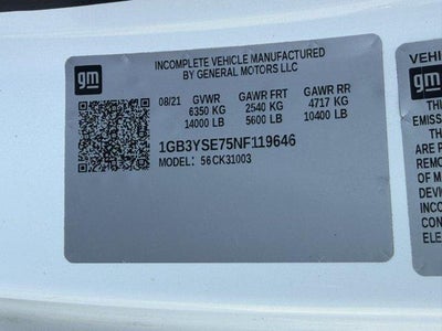 2022 Chevrolet Silverado 3500 HD Chassis Cab Work Truck