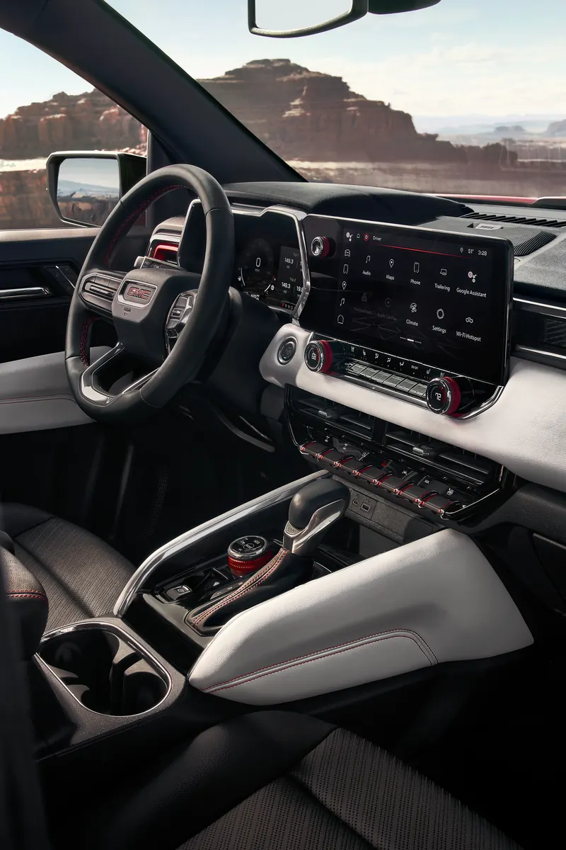 2026 GMC Canyon infotainment system at Durand GMC in Leominster MA