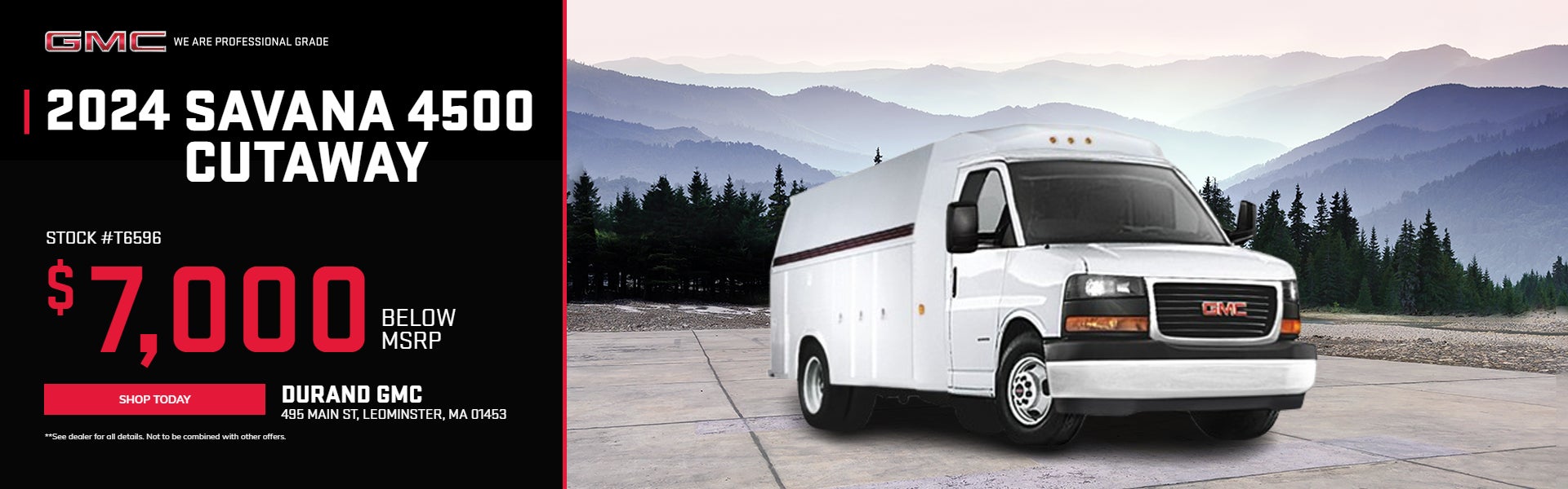 2024 GMC Savana Cutaway 4500 2WT