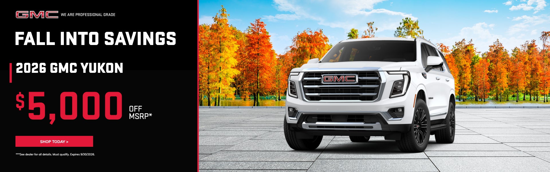 2026 GMC Yukon Savings